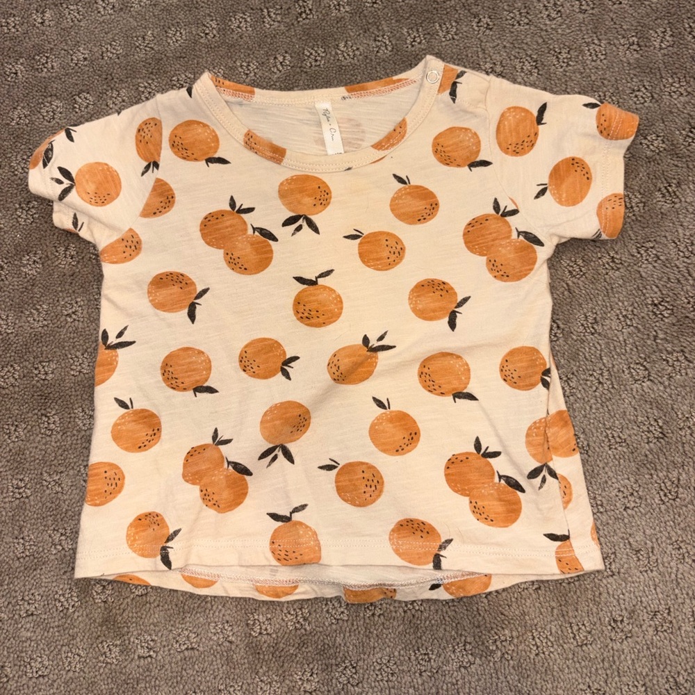 Rylee and cru orange t-shirt
